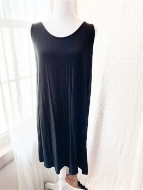 Stars Above Black Scoop Neck Tank Top